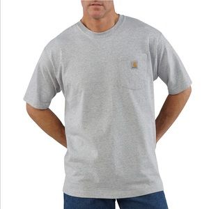Men’s Carhartt Pocket TShirt - Heathered Gray